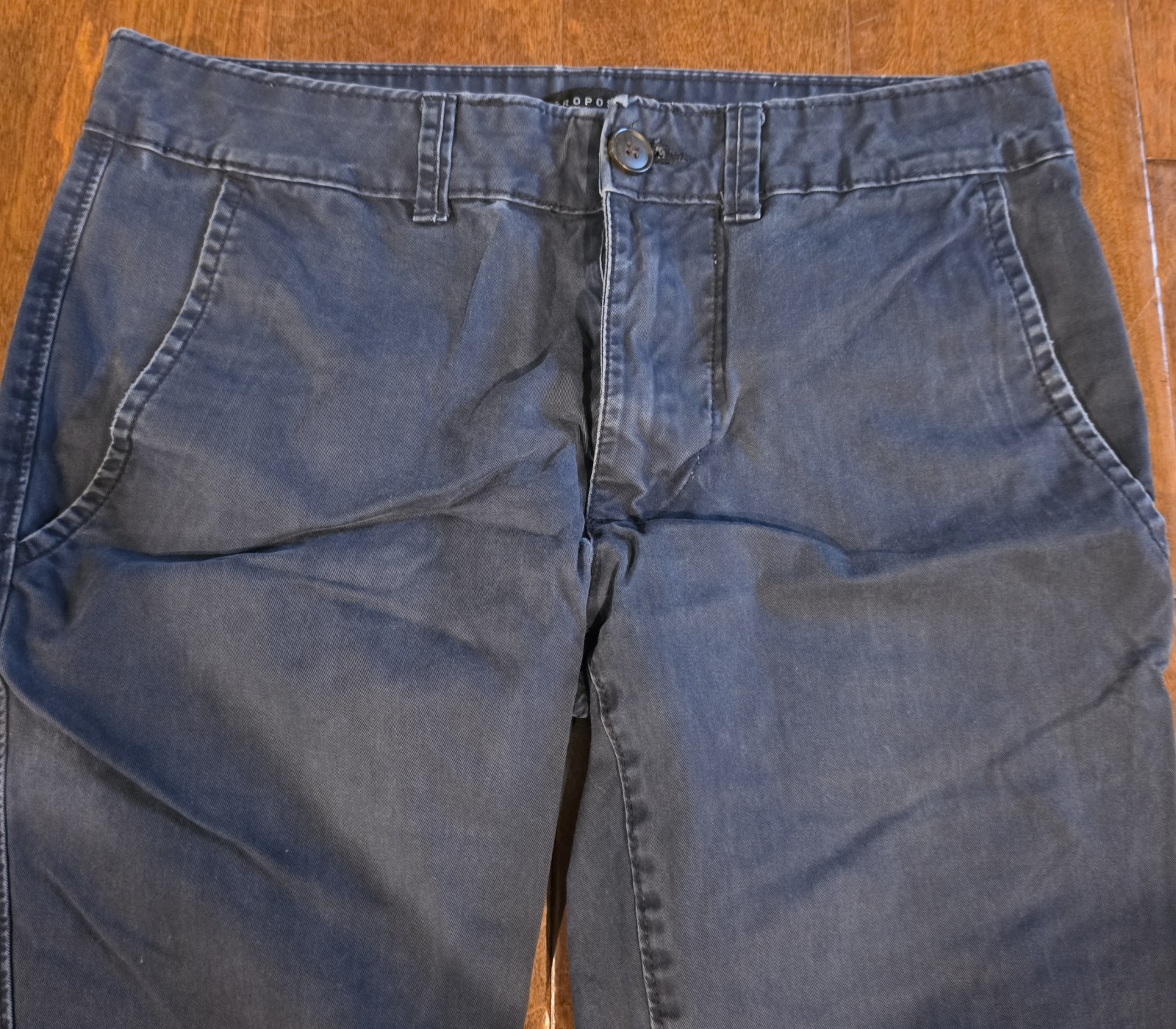 Aéropostale Blue Twill Chino Pants Men’s 29 Waist Slim Fit Straight Leg