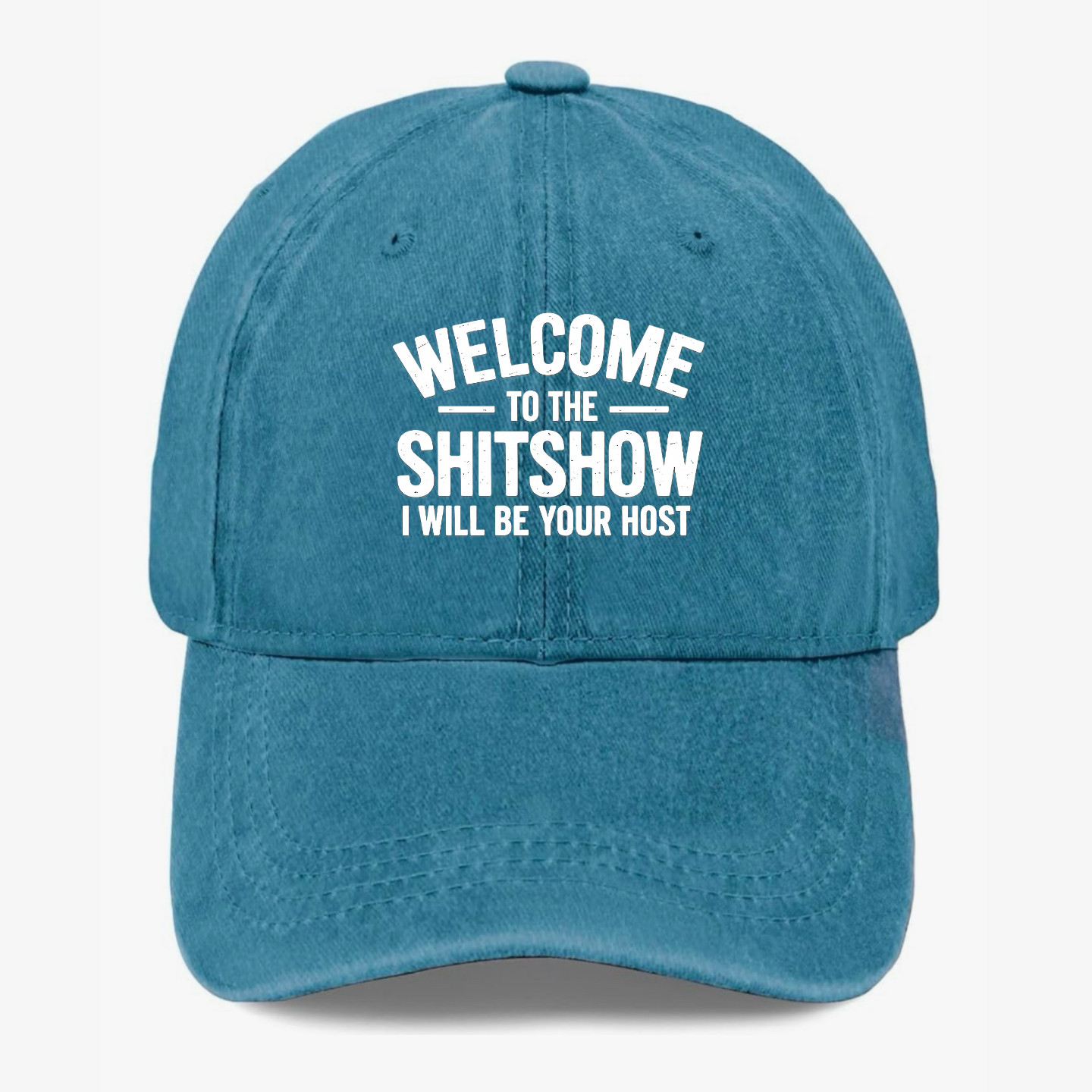 Welcome To The Shitshow Funny Dad Hat Sarcastic Quote Adjustable Cap