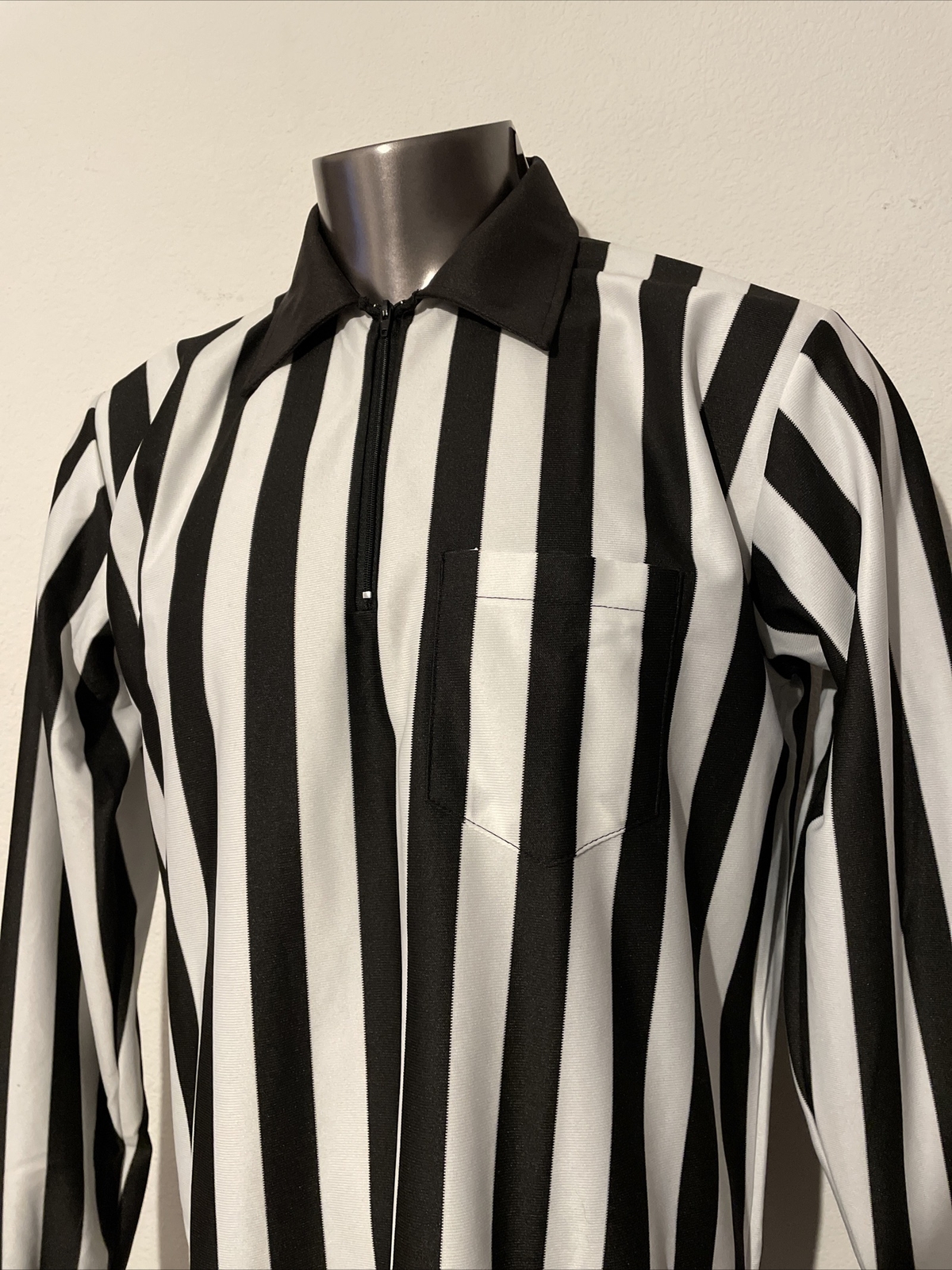 NWT Honig’s Pen12 1/4 Zip Long Sleeve Football Referee Shirt Men’s Size L E10
