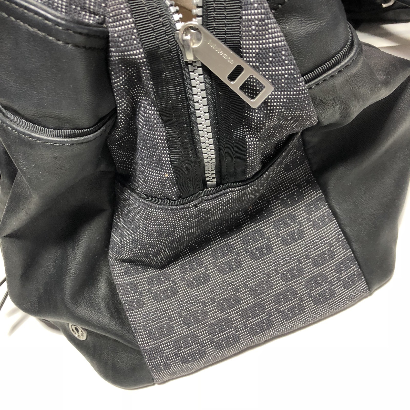 EUC Lululemon Om The Day Bag Black Reflective