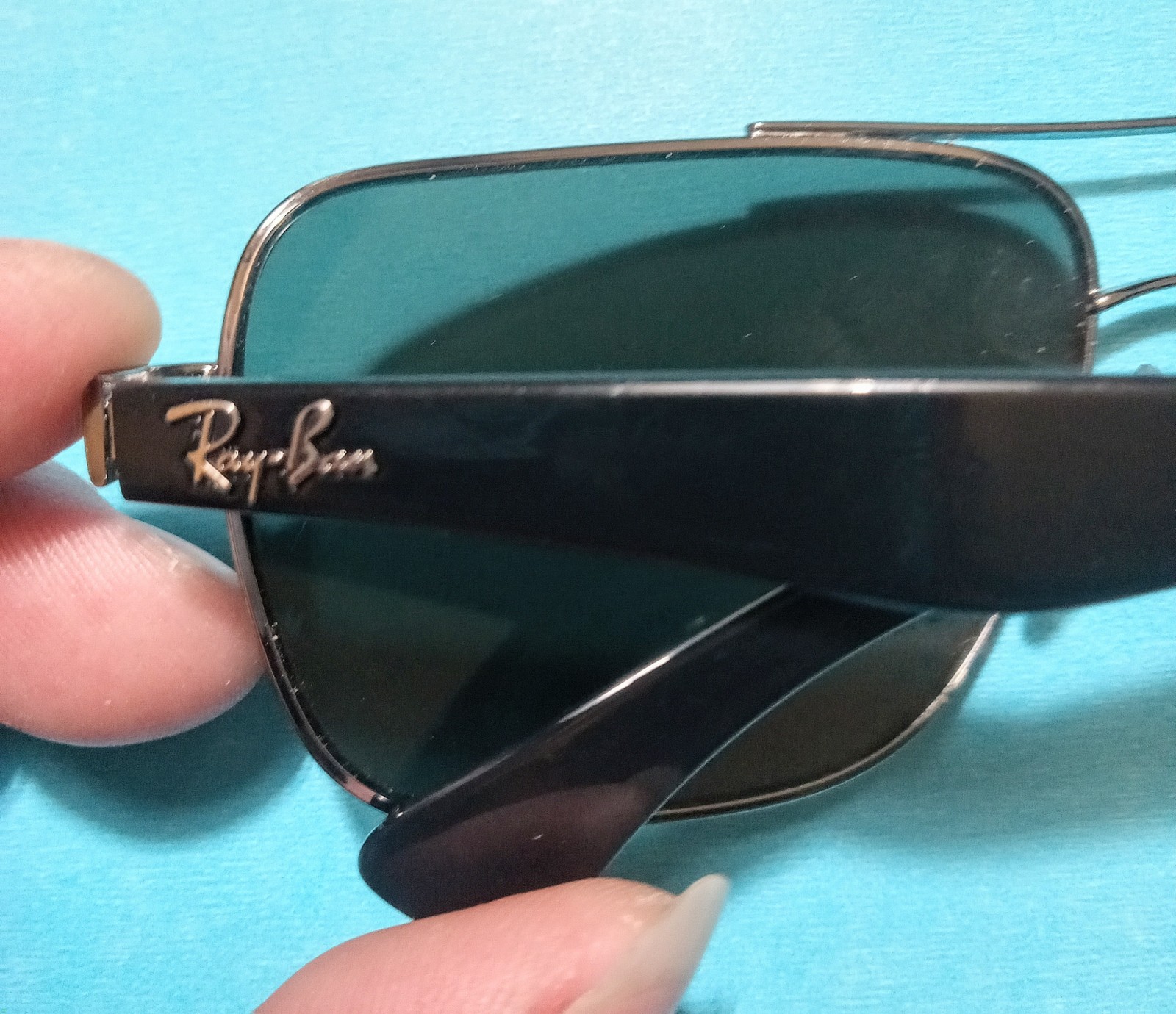 Ray-Ban RB3483 004/58 Sunglasses Full Rim Metal Polarized Lens Classic 60-16-140