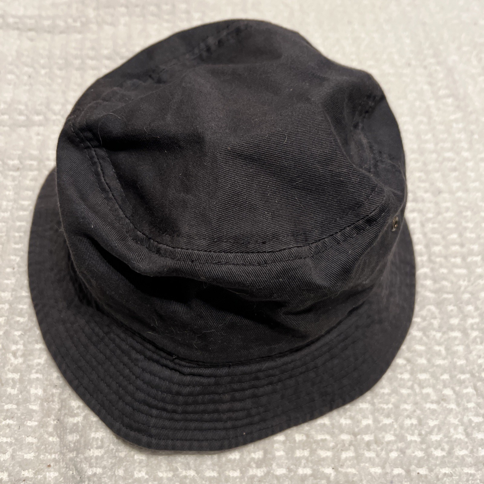 BUCHANAN BUCKS Bucket CAP Hat Gray Adult Stitch Tennis Gelante Sz S/M Cotton EUC