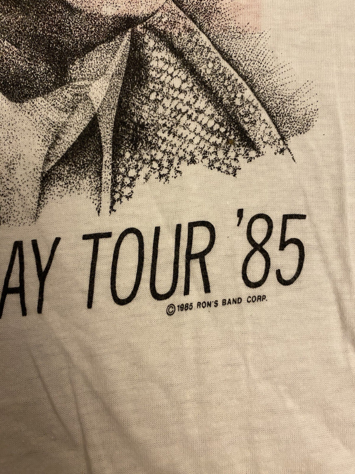 Ched by Anvil Rick Springfield Cathode Ray Tour ’85 Sleeveless Graphic Tee M