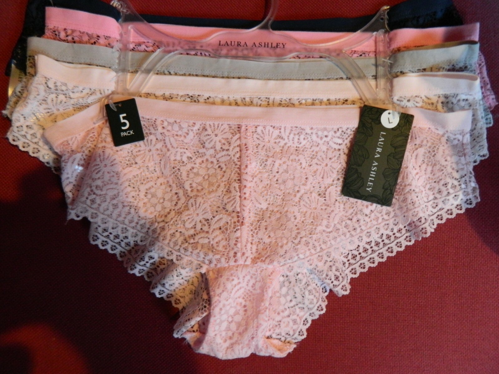 BNWT set of 5 Large Laura Ashley pants style: LS9003 90% nylon 10% spandex