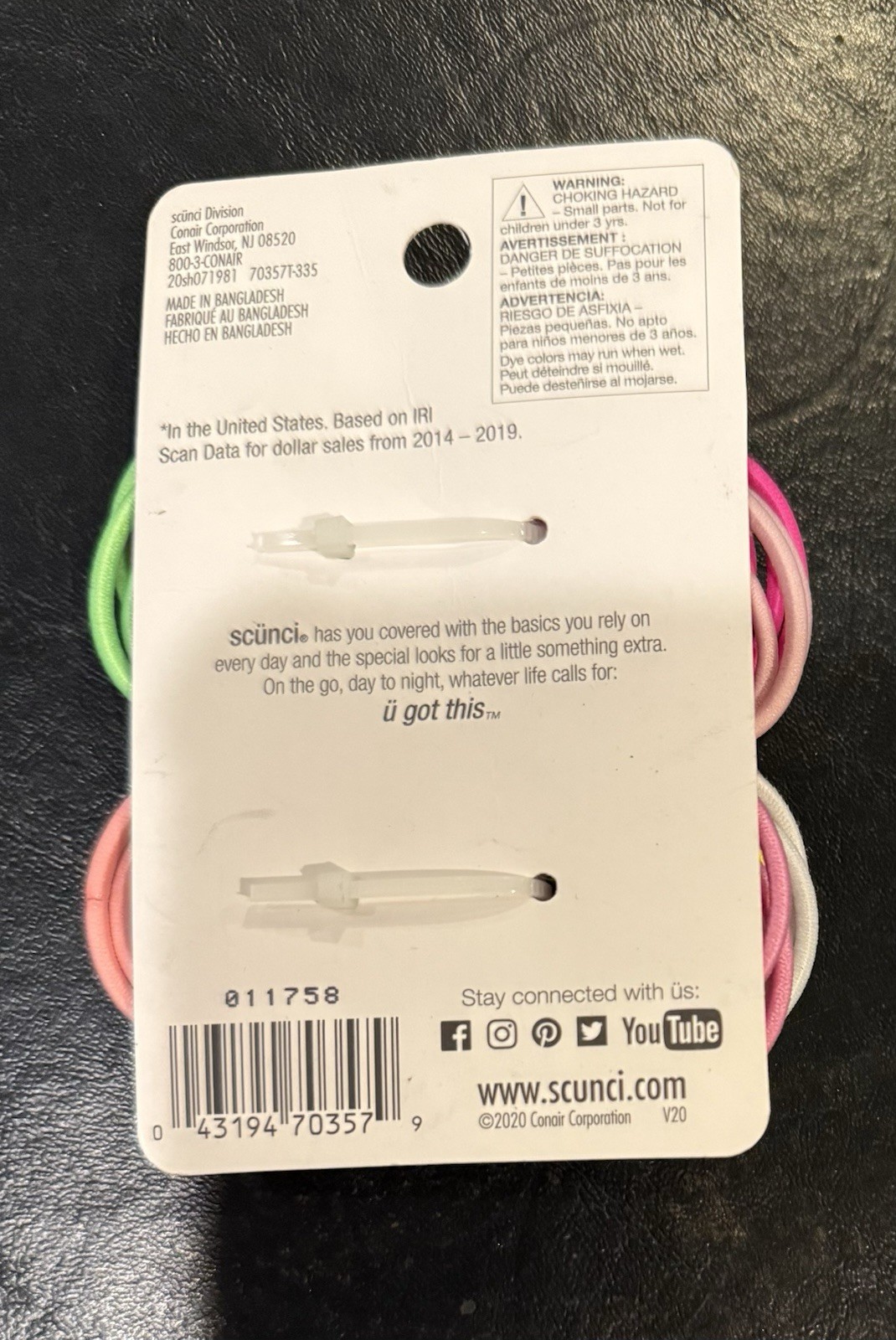 Scunci 50pcs Mini Elastics Multicolor – A0127
