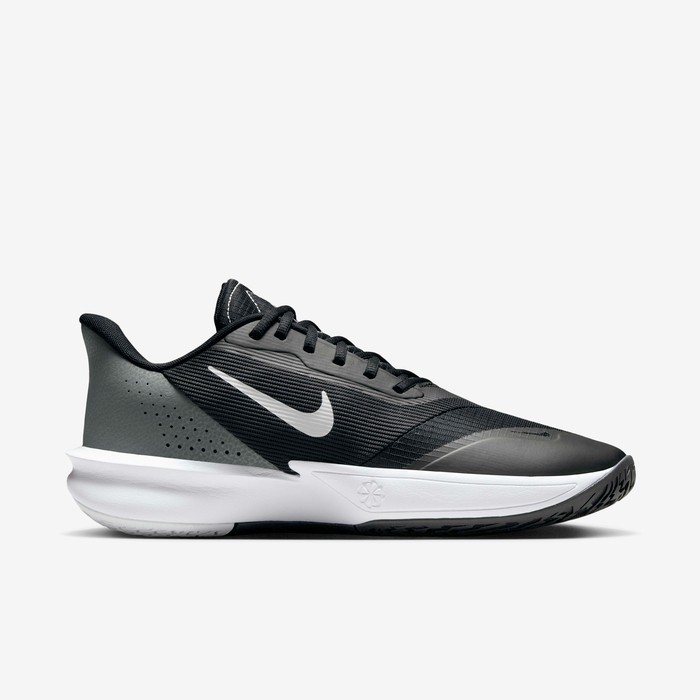 Nike Precision 7 Basketball Shoes Sneakers Black White Grey Men’s 8.5 FN4322-005