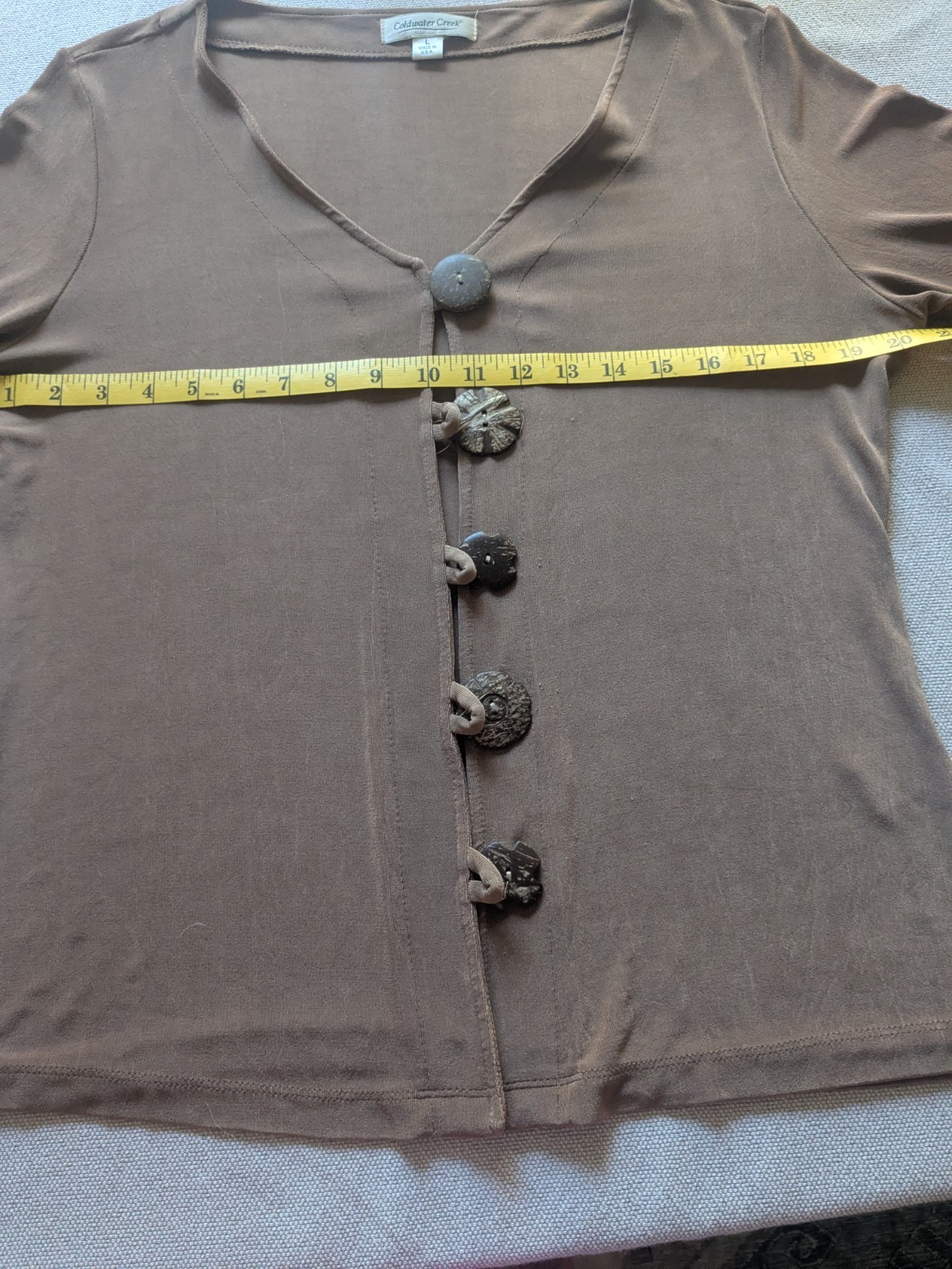 size large coldwater creek top Travel