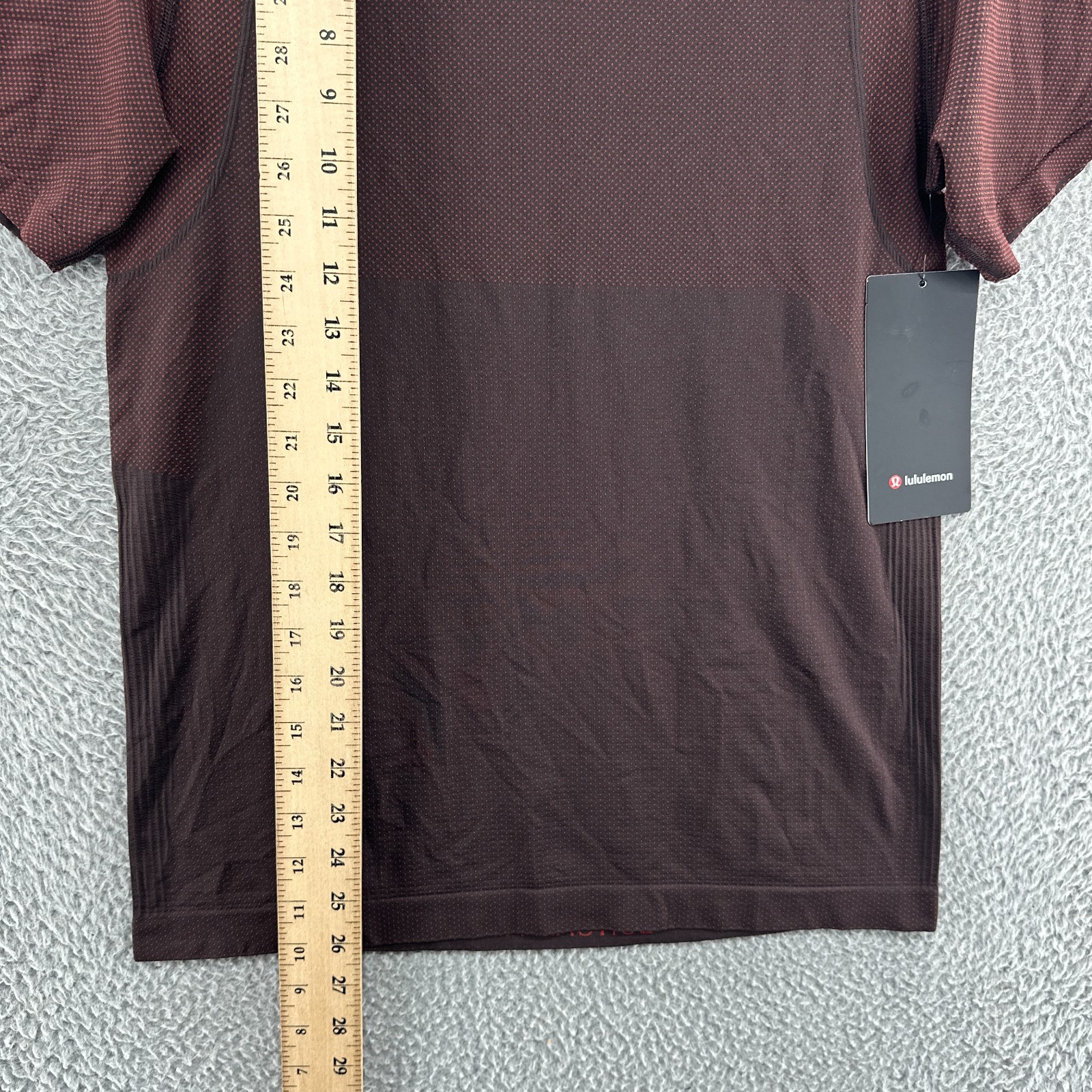 Lululemon Shirt Mens Small S Red Gym Metal Vent Tech 2.0 Short Sleeve Shirt
