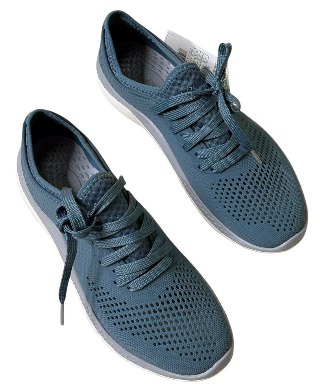 Crocs Men’s LiteRide 360 Pacer Sneakers Blue Steel Gray Size Mens 8