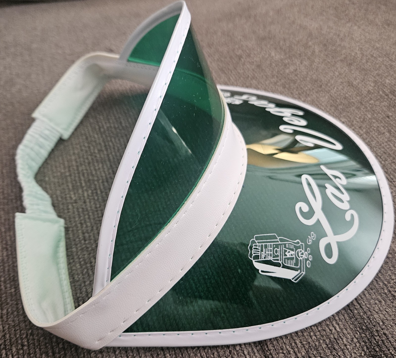 FEAR LOATHING LAS VEGAS POKER VISOR GONZO Hunter S Thompson Green Dealer RARE!🃏