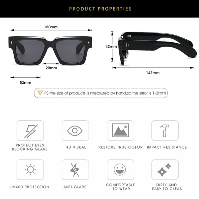 Square Tinted Reading Glasses Men Women Thick Frame Shade Eyeglasses Sunglasses