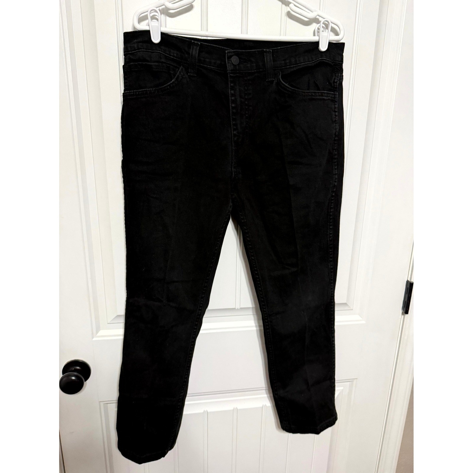 Levi’s 511 Slim Fit Jeans Mens 36×30 Black Denim Pants 04511-4406