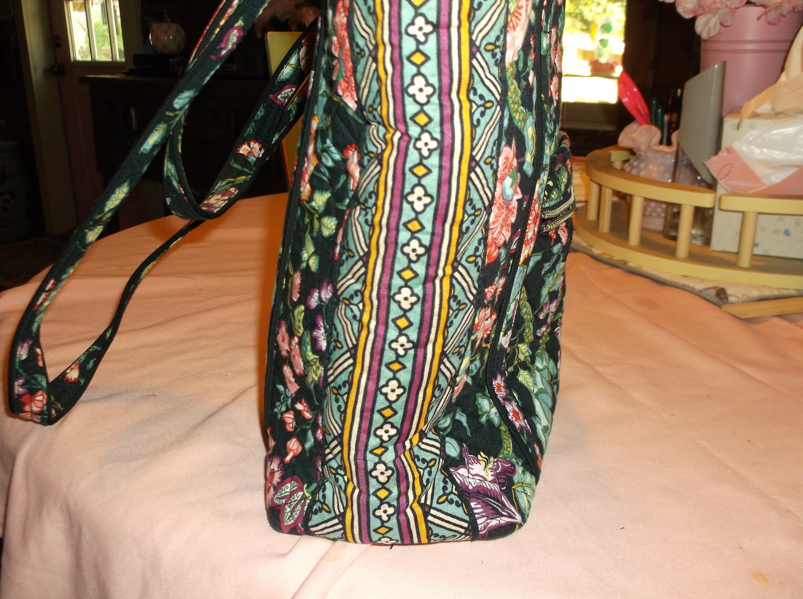 🦋🌸 New Vera Bradley Small Vera Tote~Vines Floral~EXACT 🦋🌸