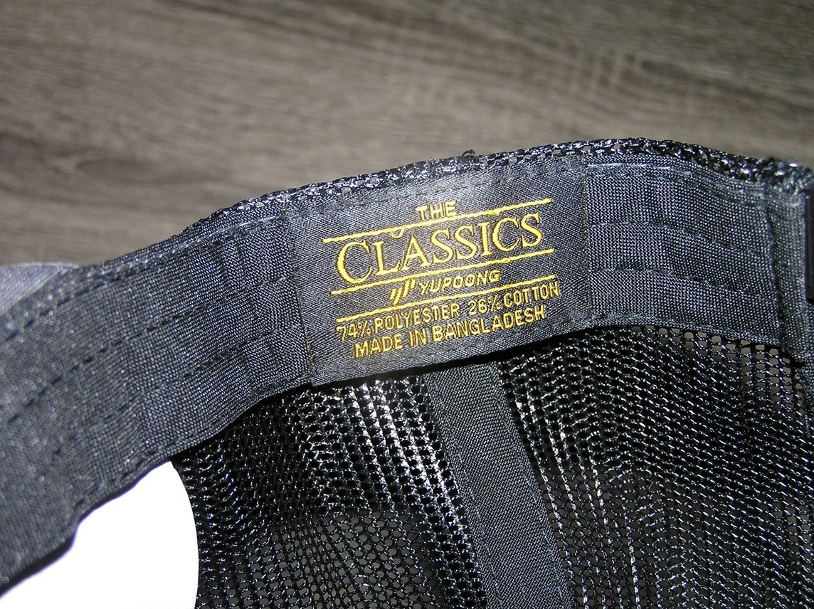 GMC Trucks Premium Patch on Trucker Hat YP Classic 6006 Snapback Grey/Black