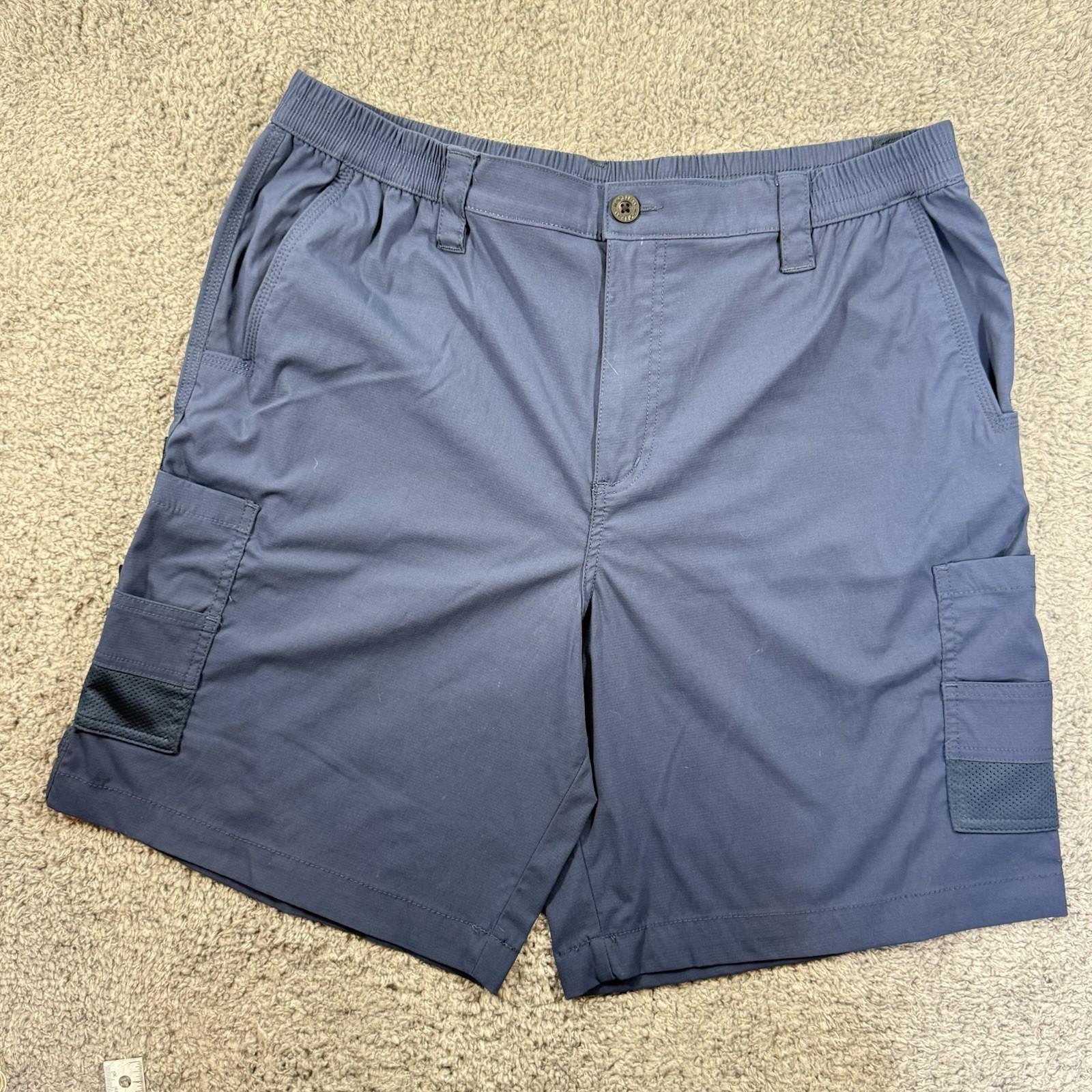 Magellan Outdoors Fish Gear Shorts Men’s Large Water Repellent Blue