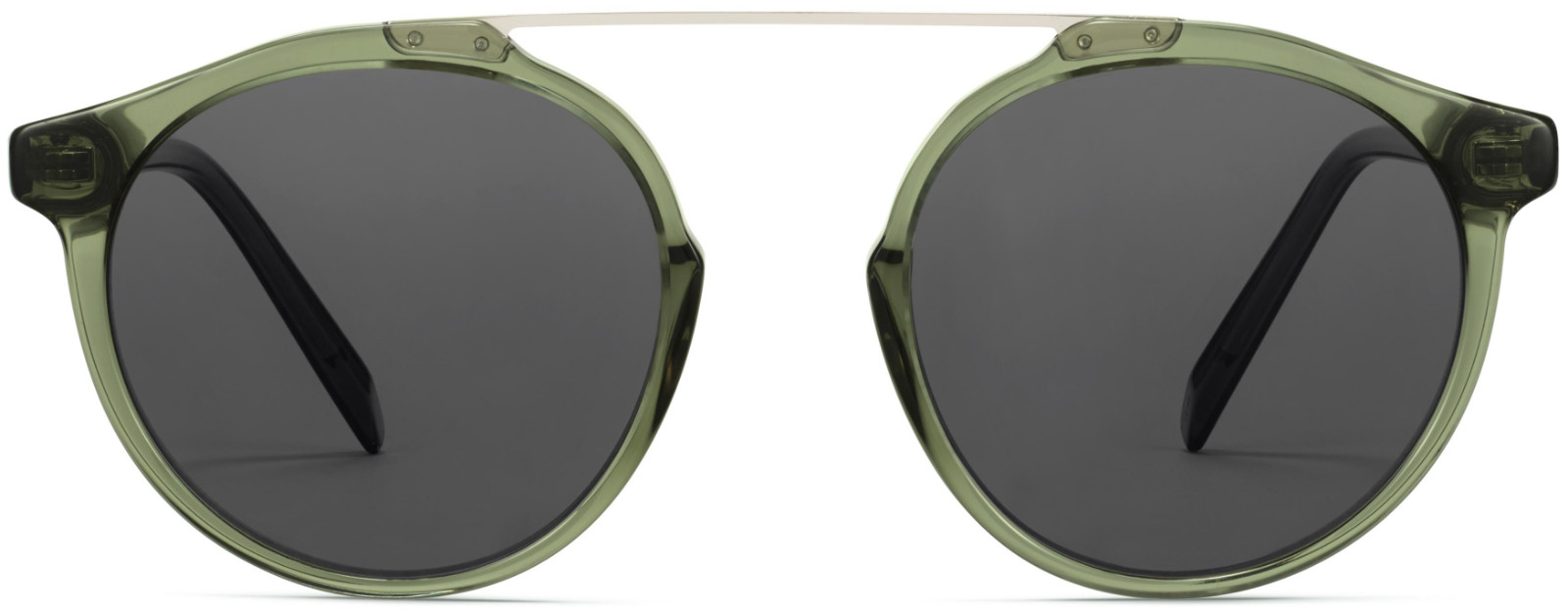 Warby Parker COOPER Sunglasses SEAWEED CRYSTAL Grey lenses M 49-19-142 mm NWT*