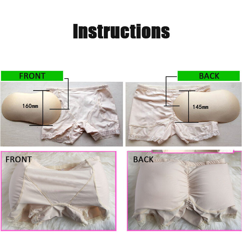 1Pair Hip Thigh Sponge Pads Foam Pads Enhancing Contour Breathable Reusable