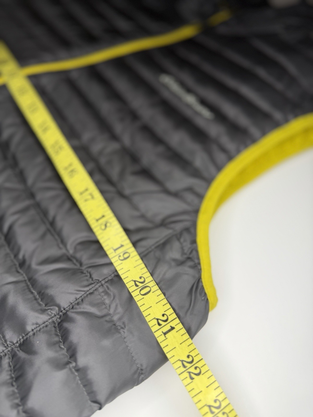 Eddie Bauer Vest Mens Medium Gray Puffer EB700 Down Full Zip