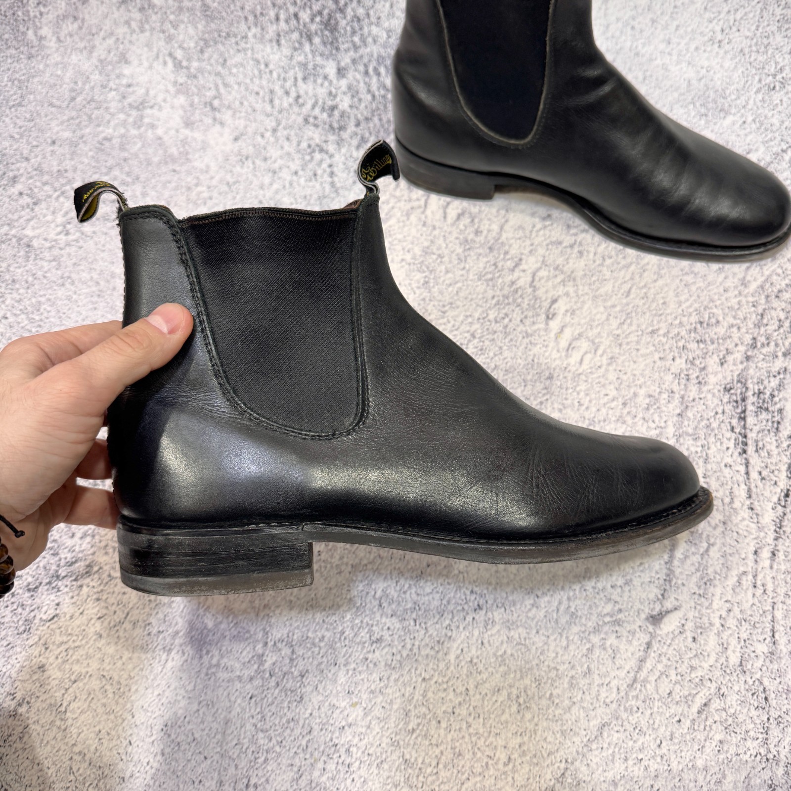 R.M. Williams Vintage Classic Leather Chelsea Boots 10.5H US11 29cm