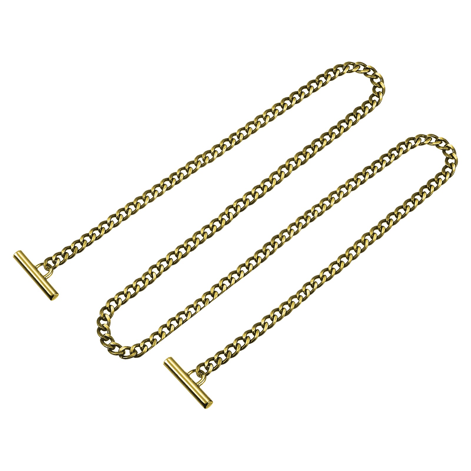 Iron Flat Chain Strap 47″ Handbag Purse Chain Strap DIY Bag Replacement Bronze