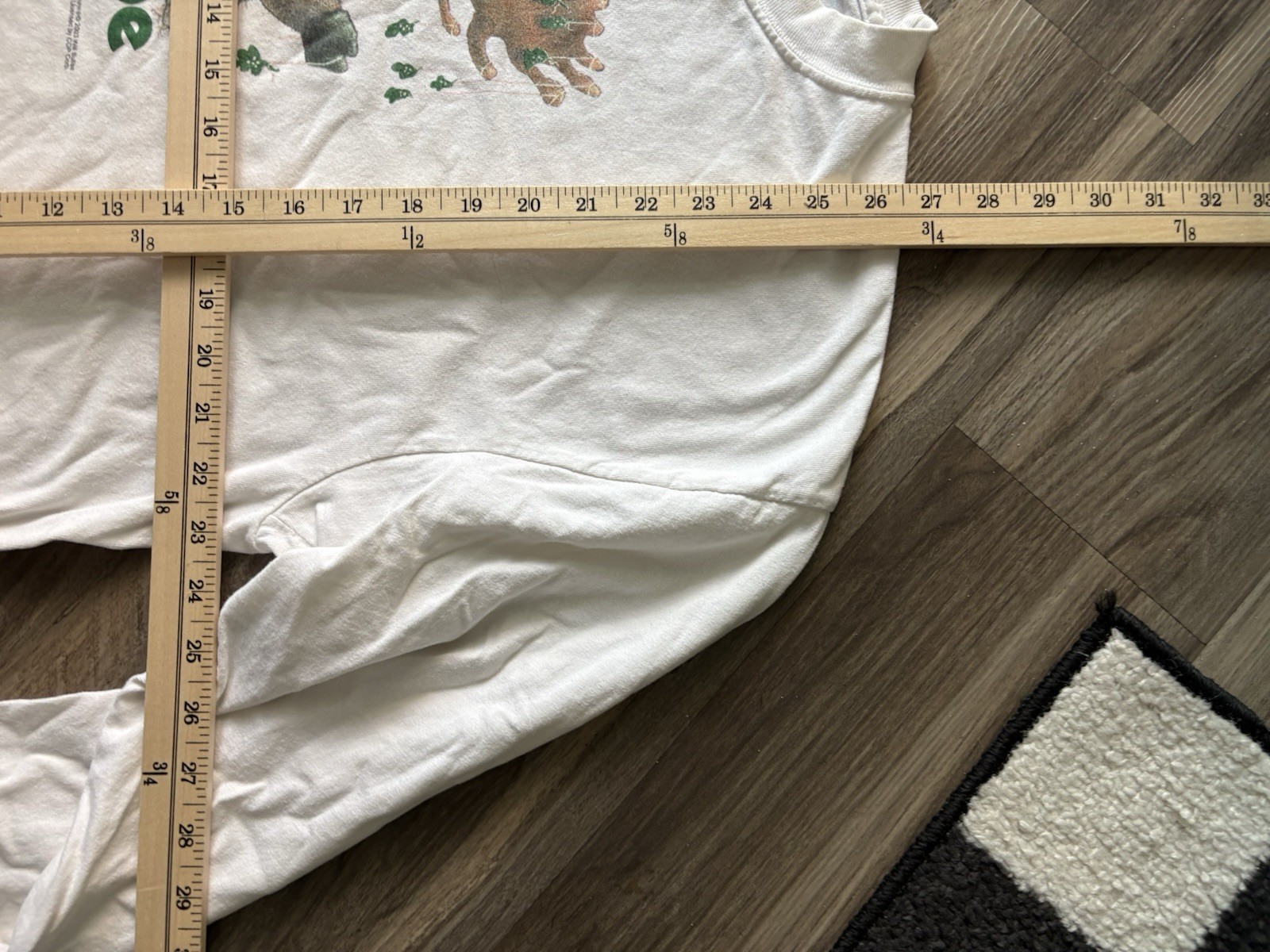 2003 Streetwear Graphic Skate Long Sleeve T-Shirt XL White Cotton