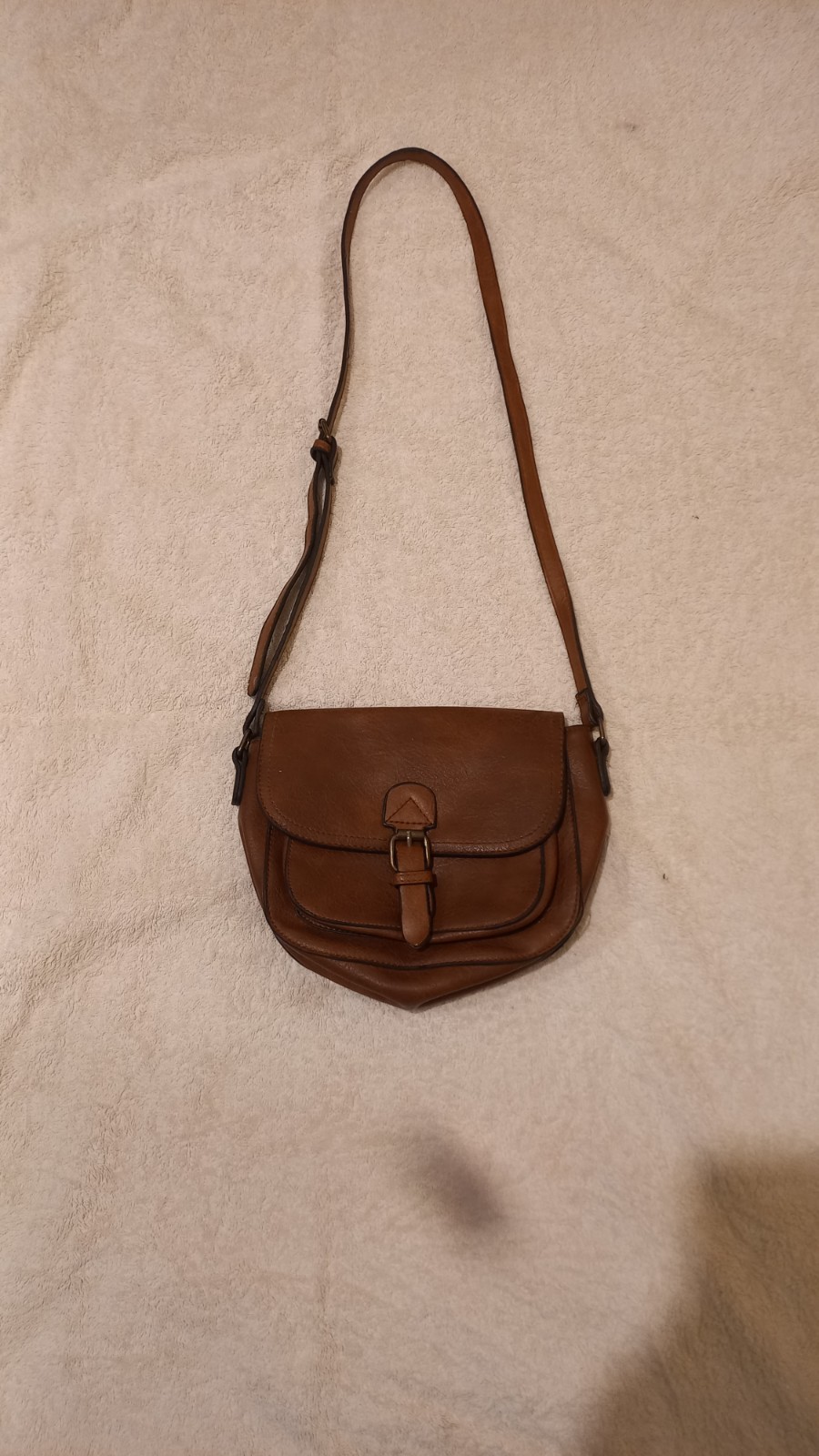 small brown leather shoulder bag crossbody