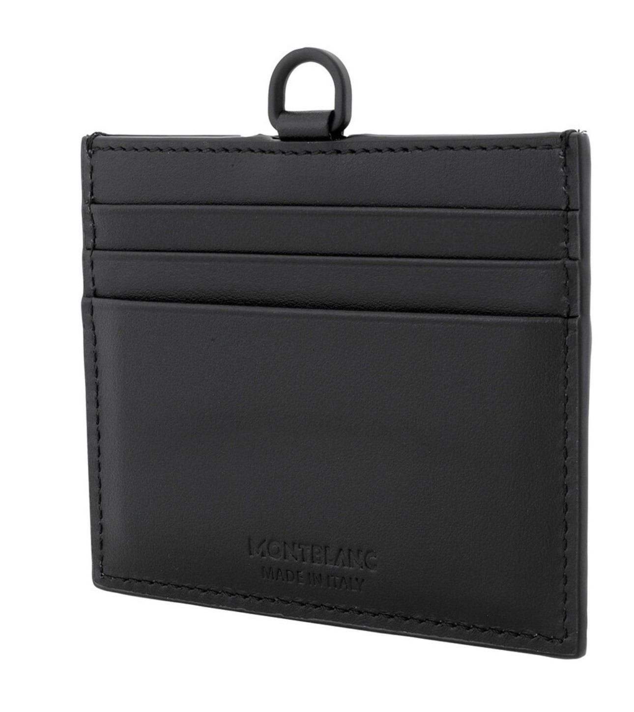 New In Box Montblanc Extreme 3.0 Black Leather 6cc Holder 129979 Retail $230
