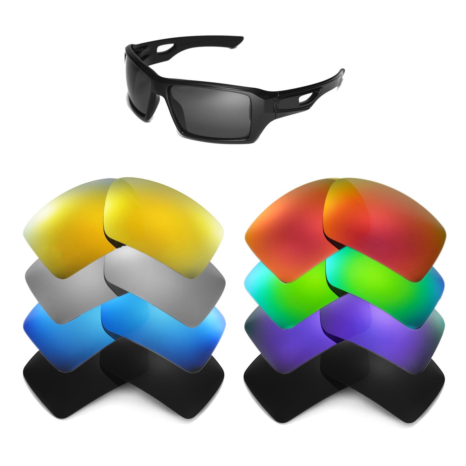 Walleva Replacement Lenses for Oakley Eyepatch 2 – Multiple Options