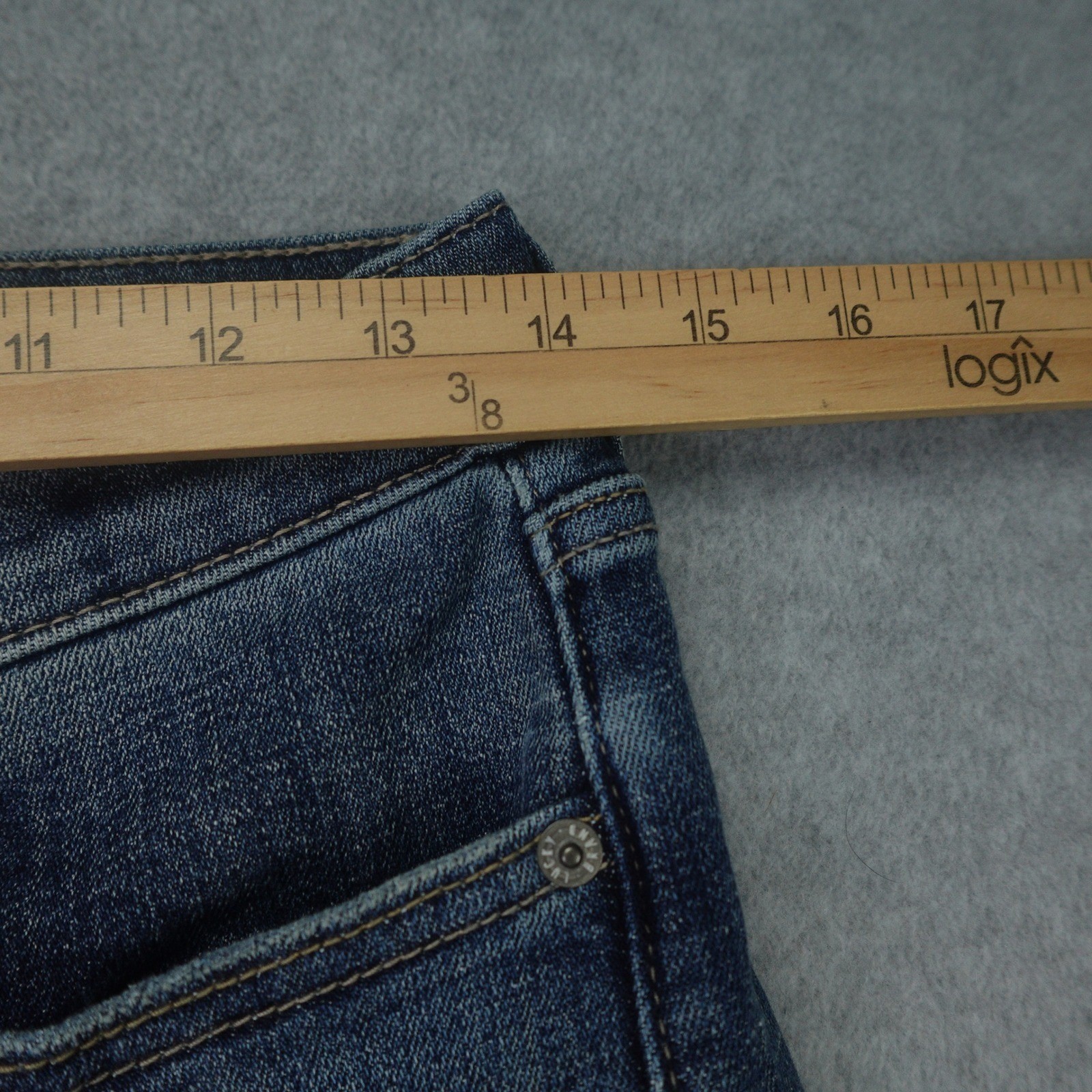 Lucky Bran Jeans Womens 2/26 R Blue Sweet Mid Rise Boot Classic Denim