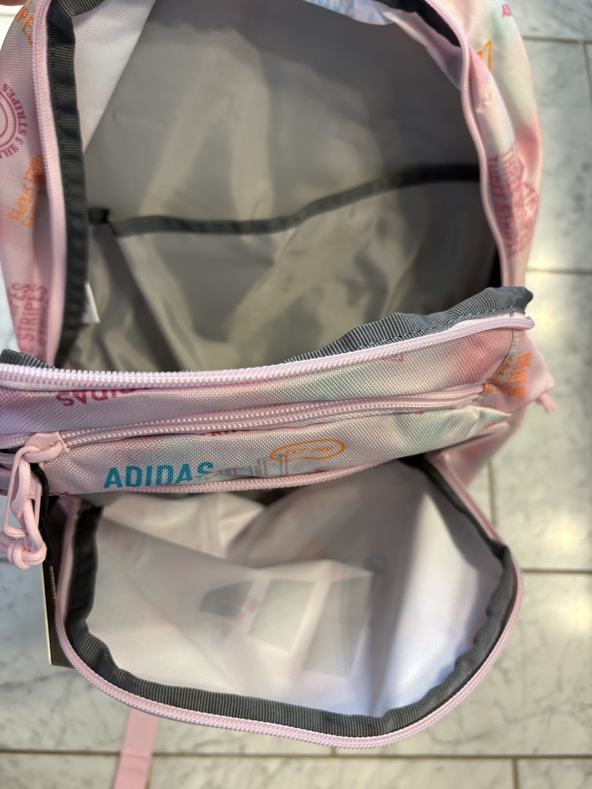 MATCHING SET Adidas Affiliate Lunchbox & 18in Backpack W/ Laptop Sleeve Pink