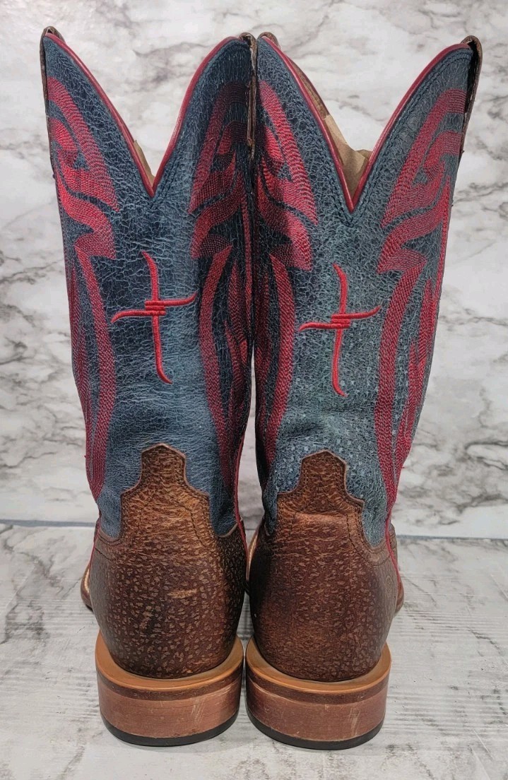 Twisted X Hooey Brown Leather Cowboy Boots MHY0020 Men’s Size 8 D