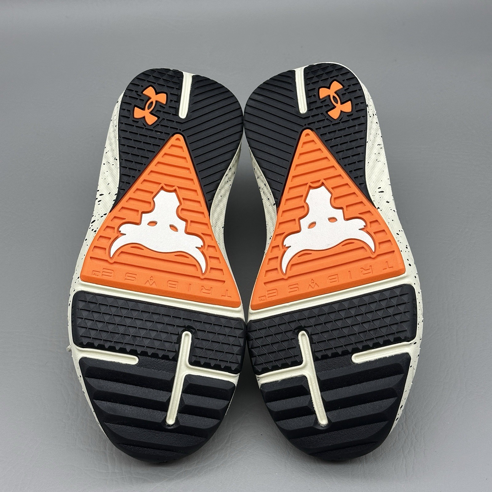 Under Armour Project Rock BSR GS Silt Speckled Boys Size 4 Training Shoes EUC