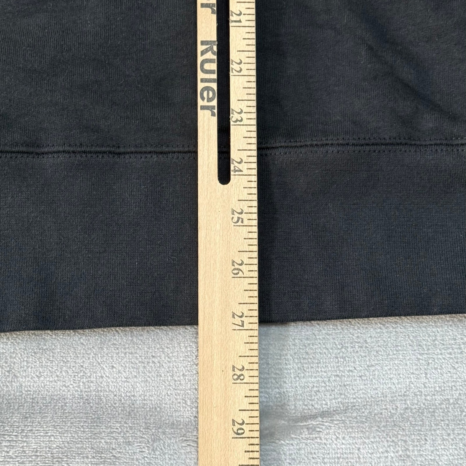 American Giant Classic Pullover Hoodie Mens Medium Black Thick $155 USA New NWOT