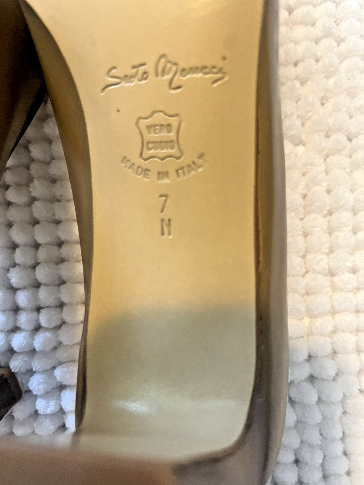 Sesto Meucci Womens Dressy Heels Size 7 N Leather – Made in Italy