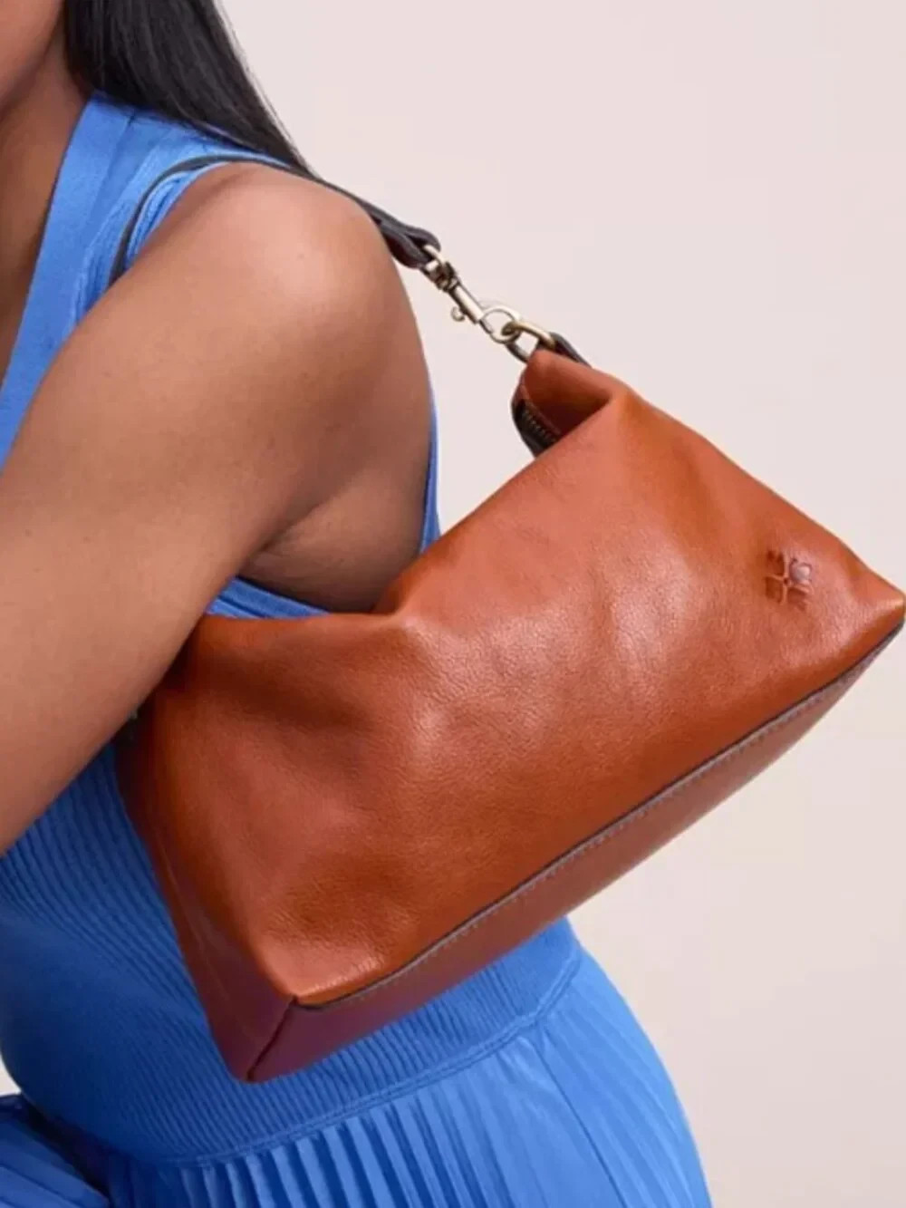 Patricia Nash Kolena Small Leather Slim Shoulder Bag NEW