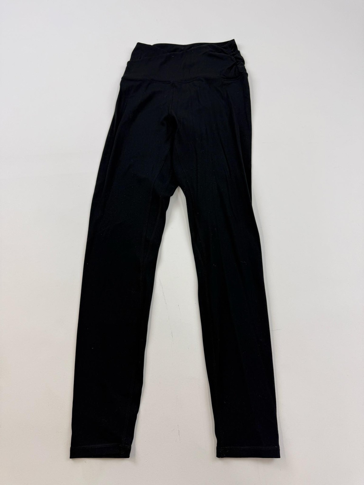 Ododos Leggings Womens XS Black High Rise Ankle Elastic Waist Stretch Yoga Gym