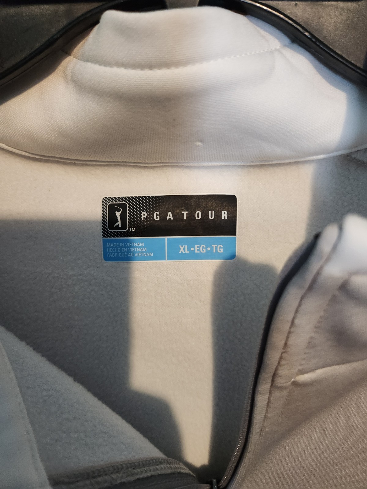 PGA TOUR Mens Golf 1/4 Zip Pull Over Sweater Quarry Heather XL $70 NWT
