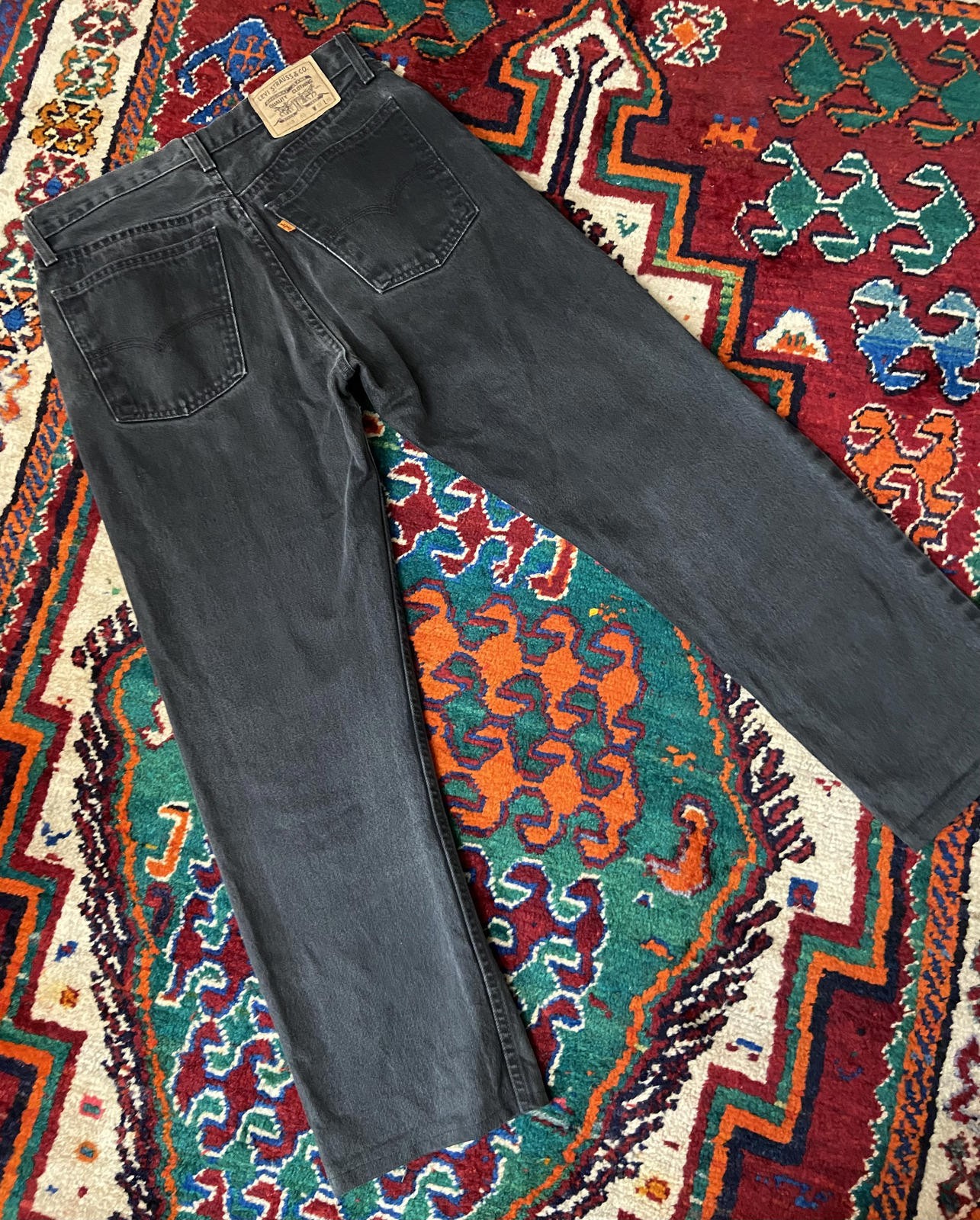 Vintage Levi’s 615 Orange Tab Grey Straight Jeans W32