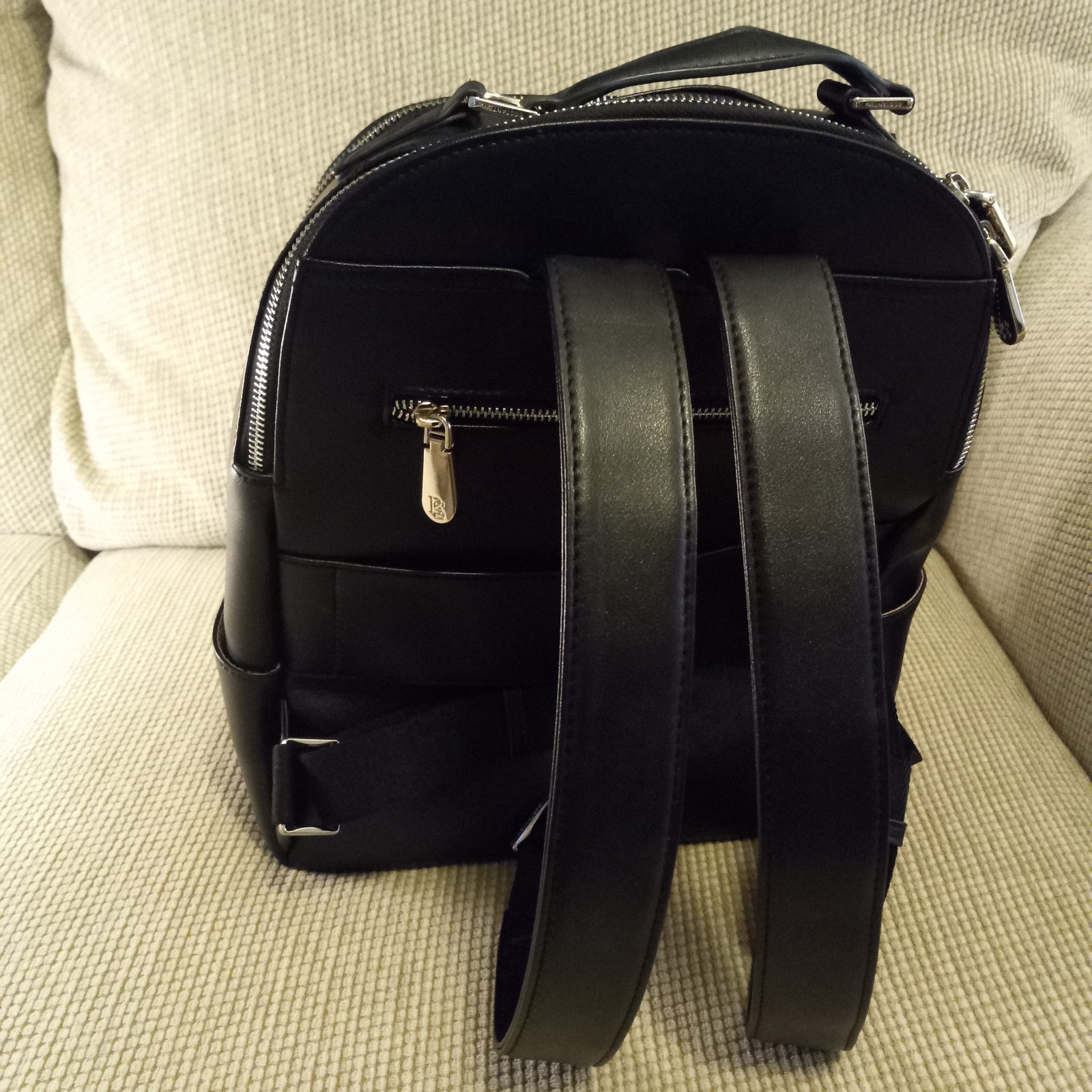 BOSTANTEN Genuine Leather 15.6 inch Laptop Backpack Travel College Shoulder Bag