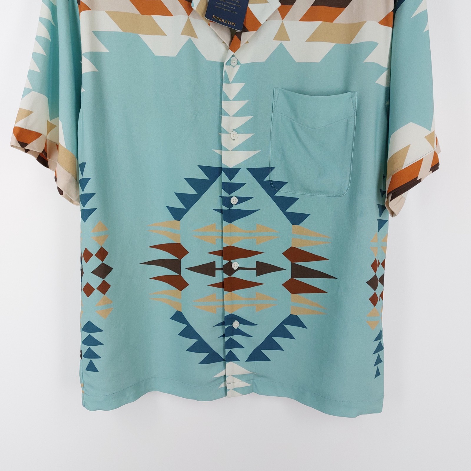 Pendleton Men’s Size Medium Southwestern Journey West Resort Shirt BNWT RRP £100