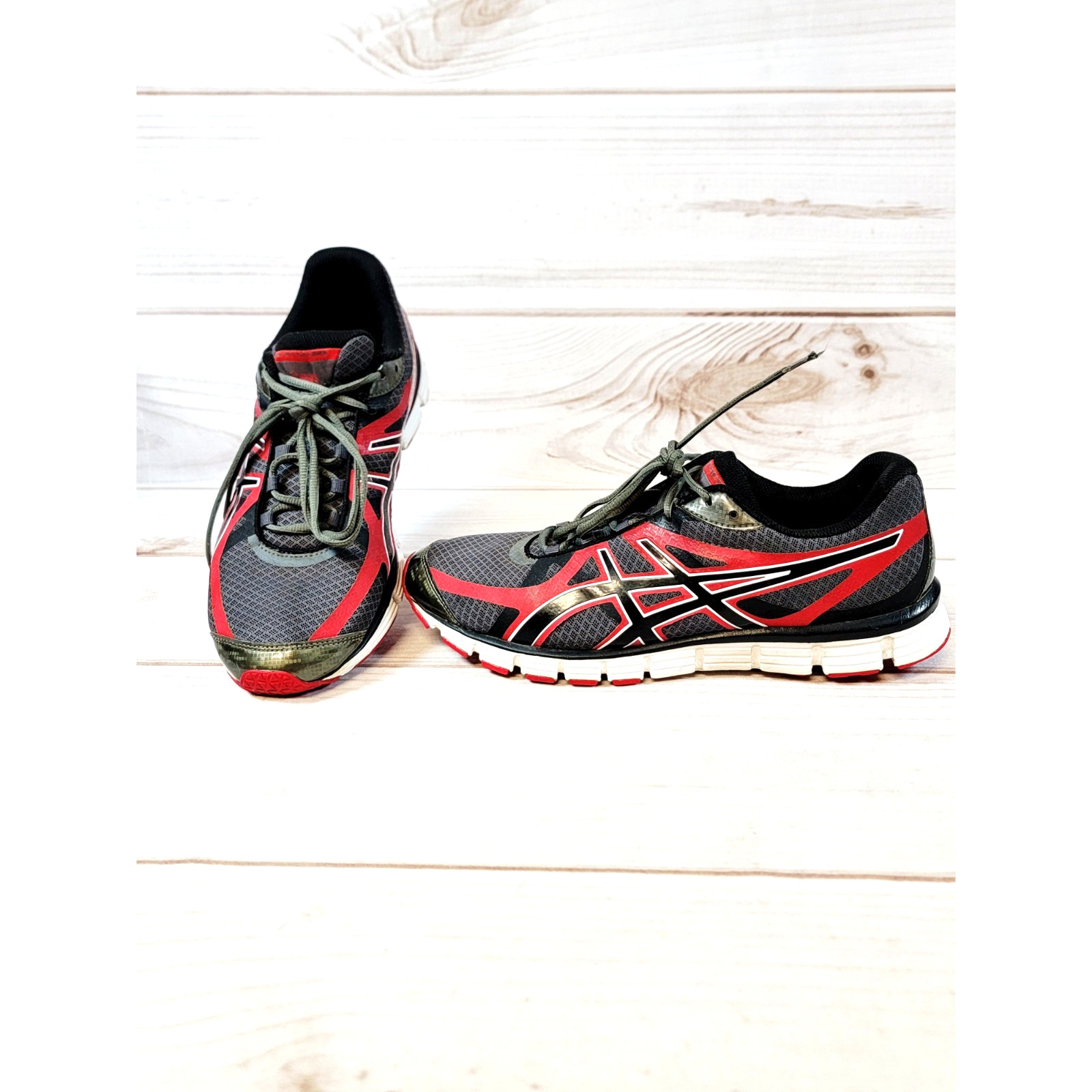 Asics Gel Extreme 33 T2H4N Running Shoes Sneakers Men’s Size 11 Gray Red