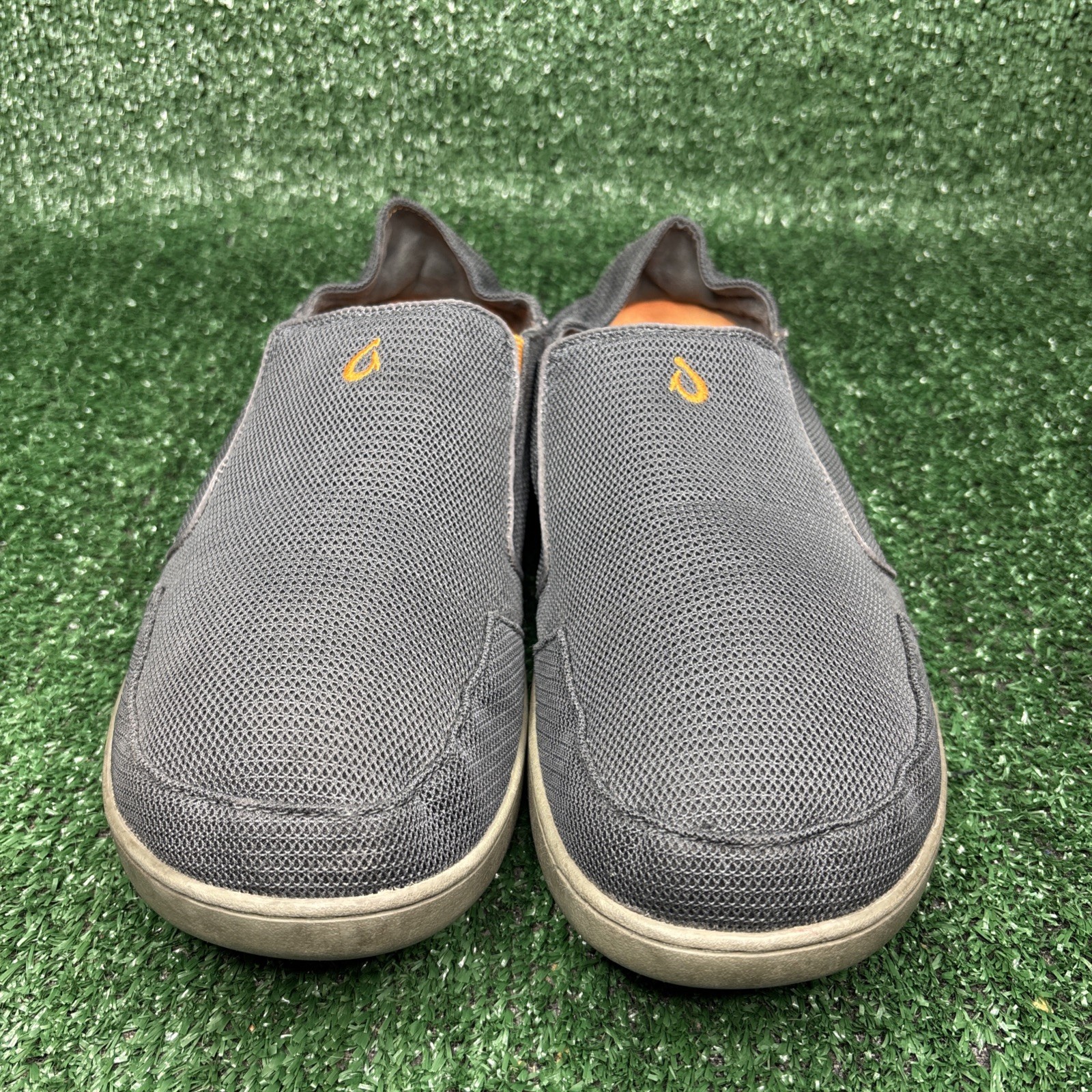 Olukai Men’s Nohea Mesh Slip On Sneakers Gray Loafers Men’s 12