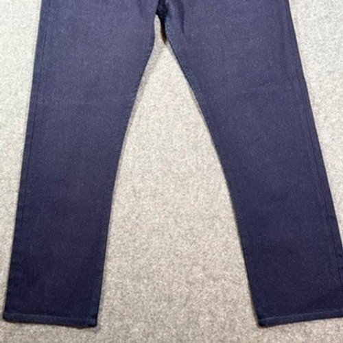 Gustin 341 Indigo Sashiko Textured Jeans Mens 38 Straight Fit USA Fits 36×30