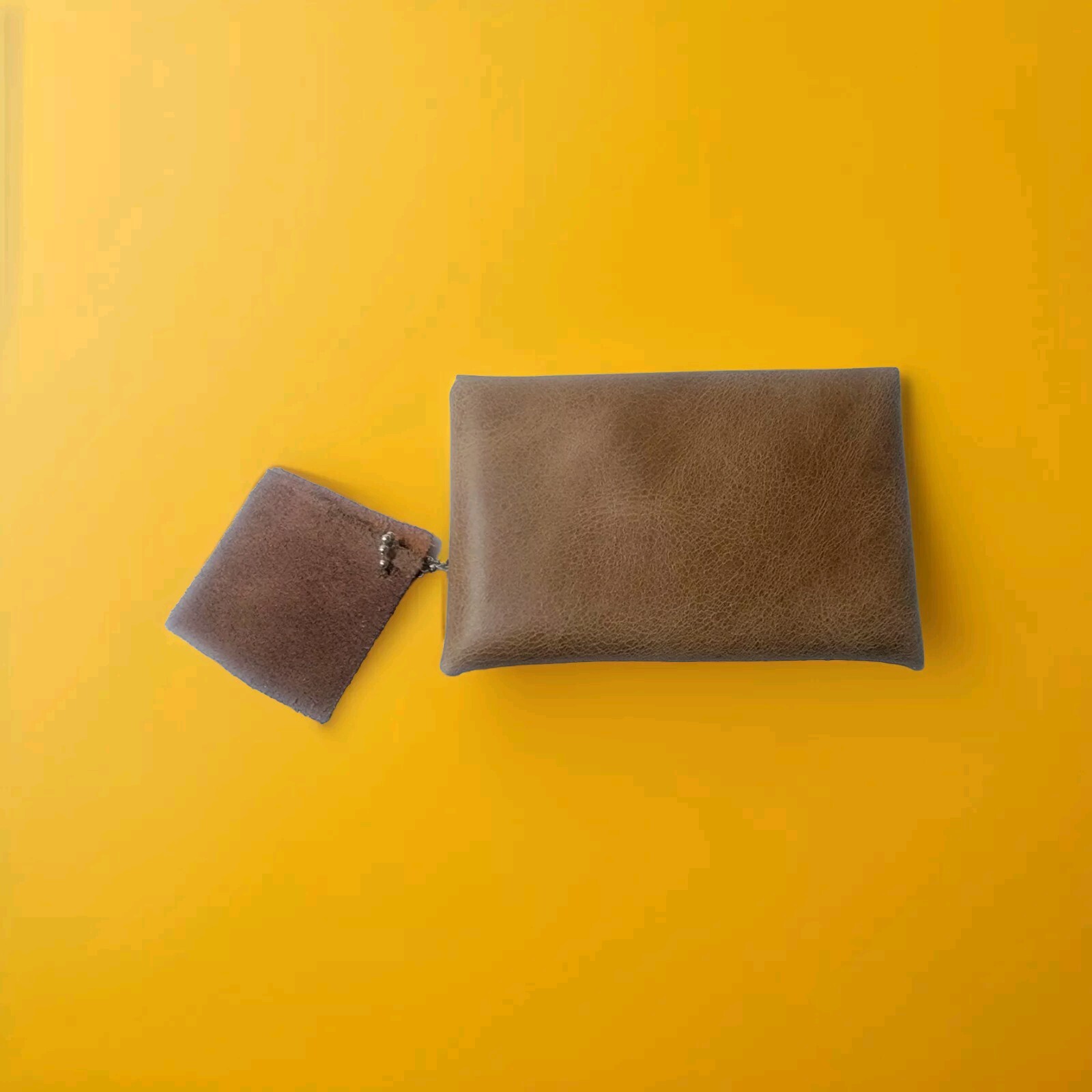 Hide And Drink Business Card Holder : Sturdy Pouch :Full Grain Leather Handmade: