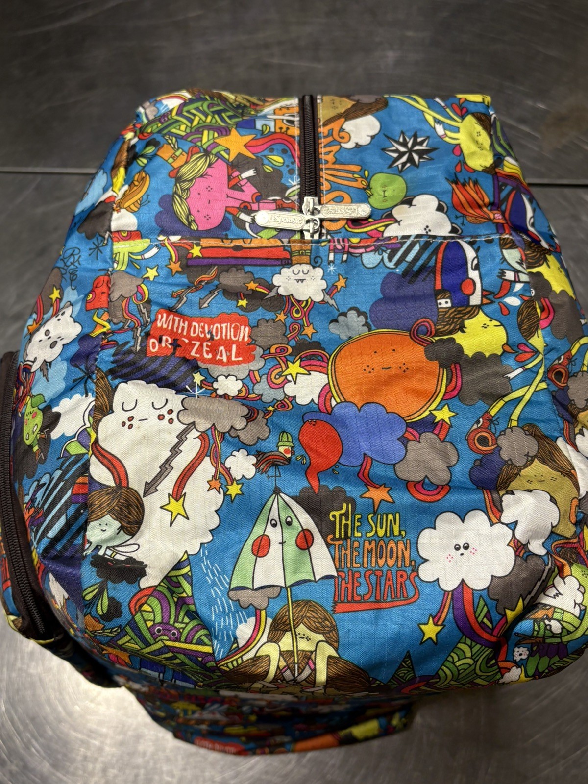 LeSport Sac Duffel Bag 21” x 12” x 9” Artist In Residence Merijn Hos Dutch Art