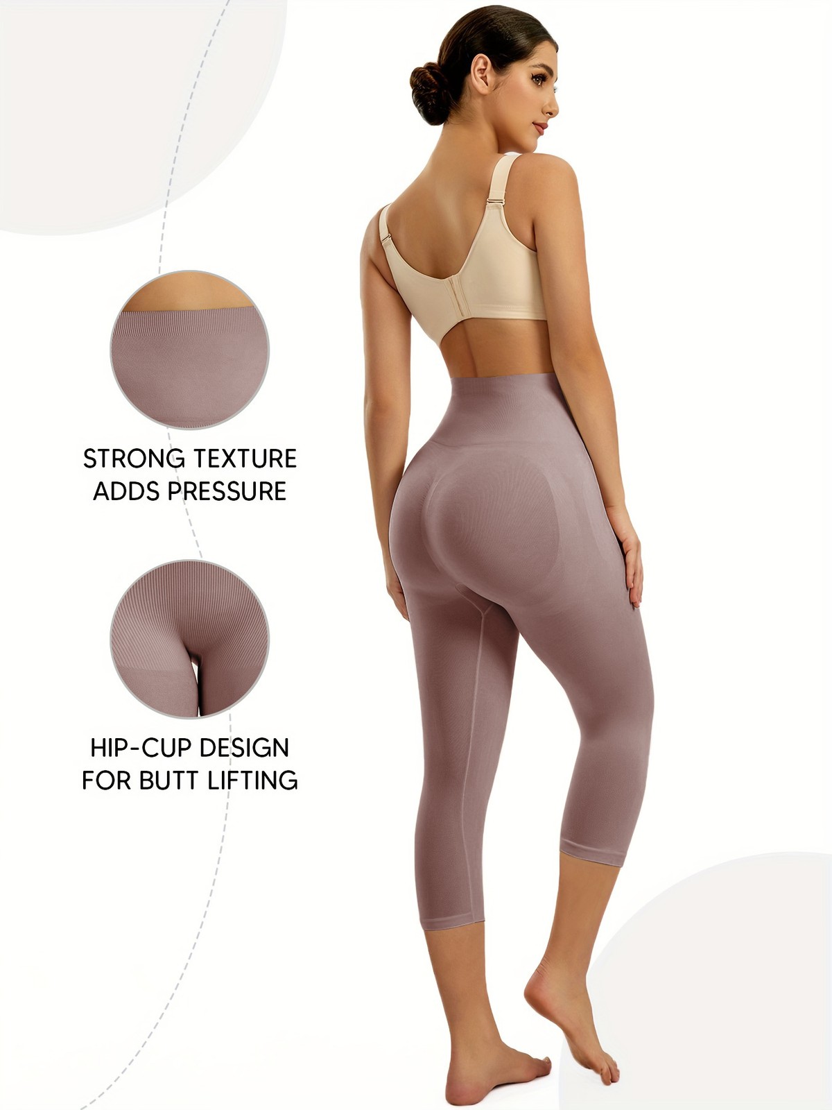 Women Anti Cellulite Compression Capris Thigh Slimmer Slimming Body Shaper