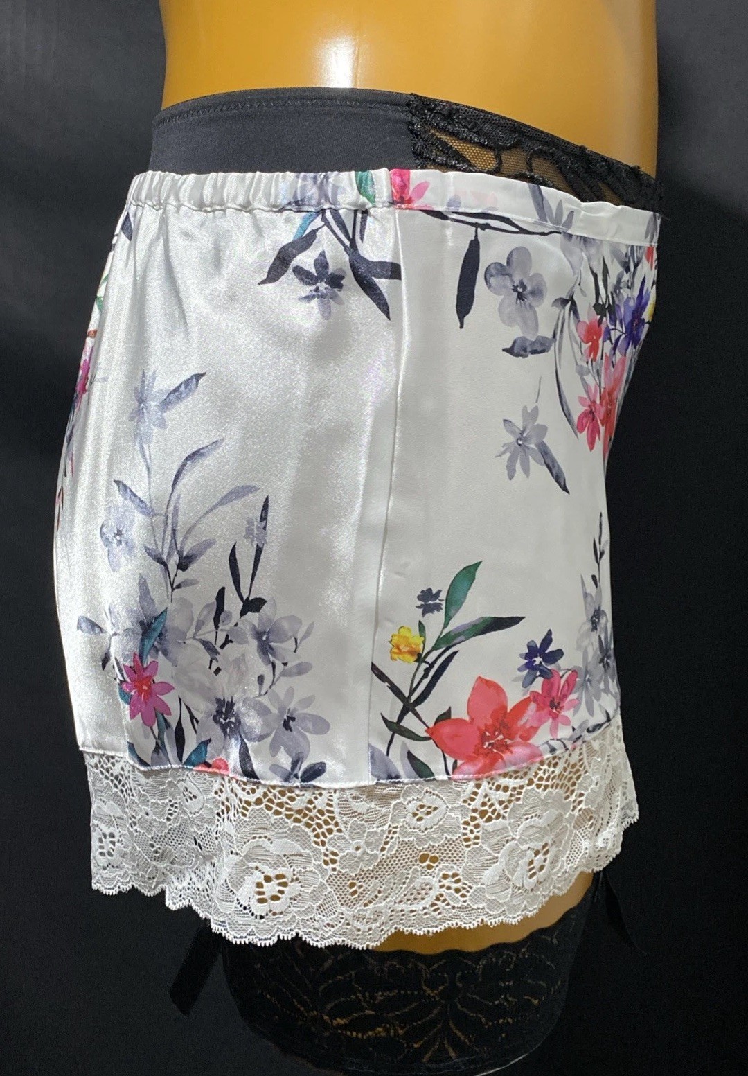Debenhams Bonita Cami & Short Set, Floral Print Liquid Satin, UK 16, New