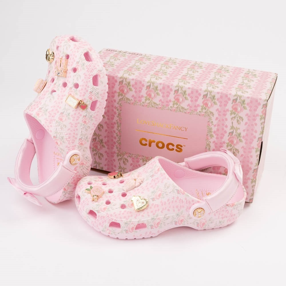 🌸 LoveShackFancy x Crocs – Pink Milk 🌸 W7 W8 W9 W10 IN HAND