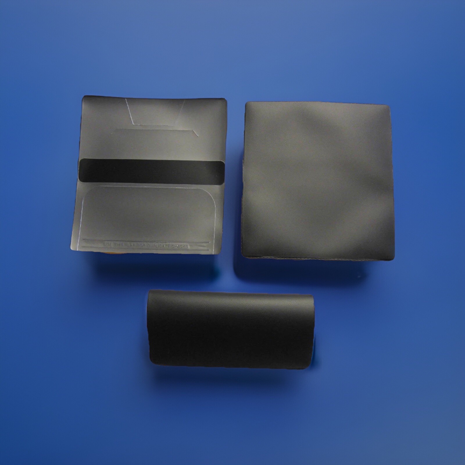 NAVY BLUE or BLACK Vinyl Checkbook Cover (New)