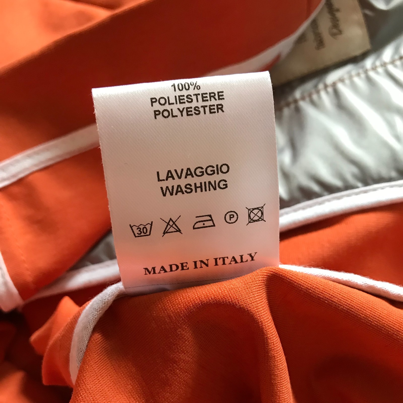 Waterville Hooded Full Zip Vest Jacket Mens 54 Large XL Orange Gray Cotton Blend